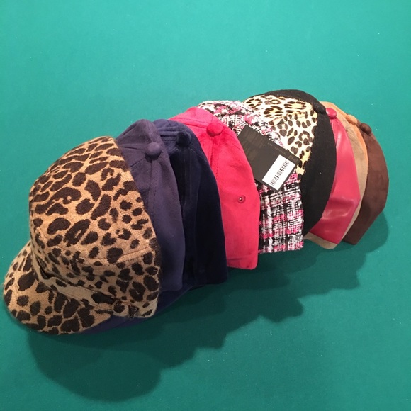 2 Caps 1 Blk & Leopard & 1 Multi-Tweed $18/Each Or Both For $30βΌοΈβ€οΈπ₯ππ½β€οΈπ₯ - Picture 2 of 4